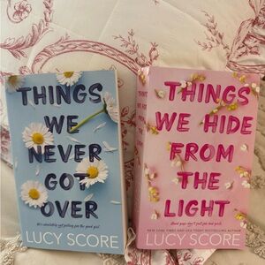 Lucy Score Book Set - Blue and Pink Covers